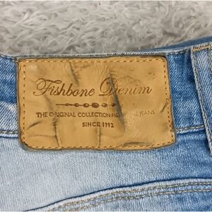 Vintage Fishbone Y2K Women's Skinny‎ Medium Blue Jeans Size 30